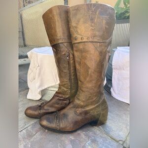 Apepazza Ghepardo Distressed Leather Flat Boots